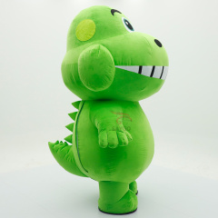 Inflatable Green Dragon Costume-Realistic Animal Design for Adult Unisex Mardi Gras Carnival Parties-saygo Brand