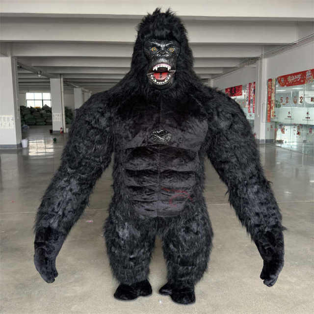 2025 CE 2.2/2.6m New Inflatable Gorilla Mascot Costume Customized king Kong Halloween Anime Carnival Mascot