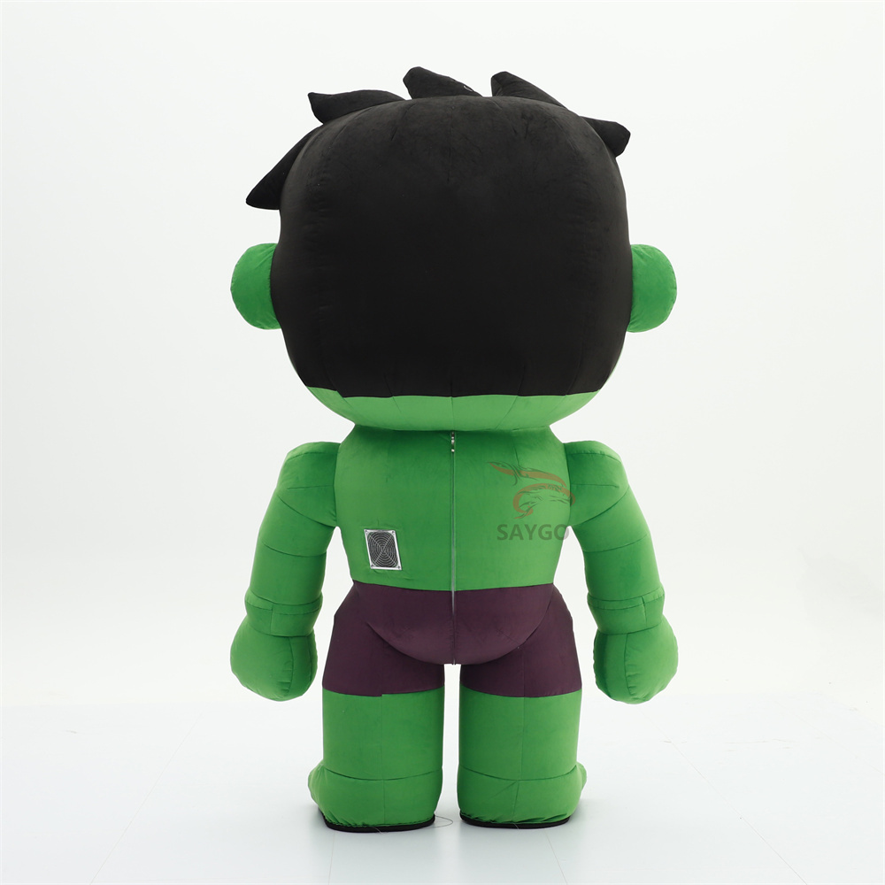 Movie Green Giant Inflatable Hulk Mascot Costume Cartoon Character Hulk Real Cosplay Suit for Adults Kids Inflatable Hulk Mascot,Big Mascot,Movie Green Giant Inflatable Hulk Mascot Costume Cartoon Character Hulk Real Cosplay Suit for Adults Kids Inflatable Hulk Mascot