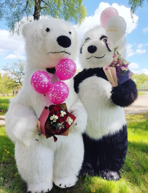 Saygo Source Factory 2M/2.6M/3M CE Inflatable Polar Bear Mascot Costume for Party