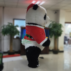 Saygo Factory Direct Sale 2m/2.6m/3m High Quality Inflatable Panda Mascot Costume Adult Panda Costume for Christmas