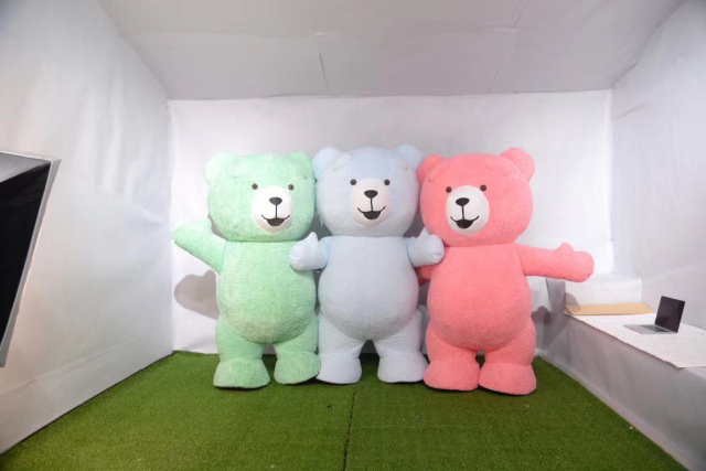 Hot!!! Customized Inflatable Dark Brown Teddy Mascot Costume Cartoon Character Plush Bear Mascot Costume for Adult Sale