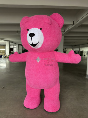 Giant Inflatable Teddy Bear Mascot Costume  Material Adult Unisex Mardi Gras Carnival Theme