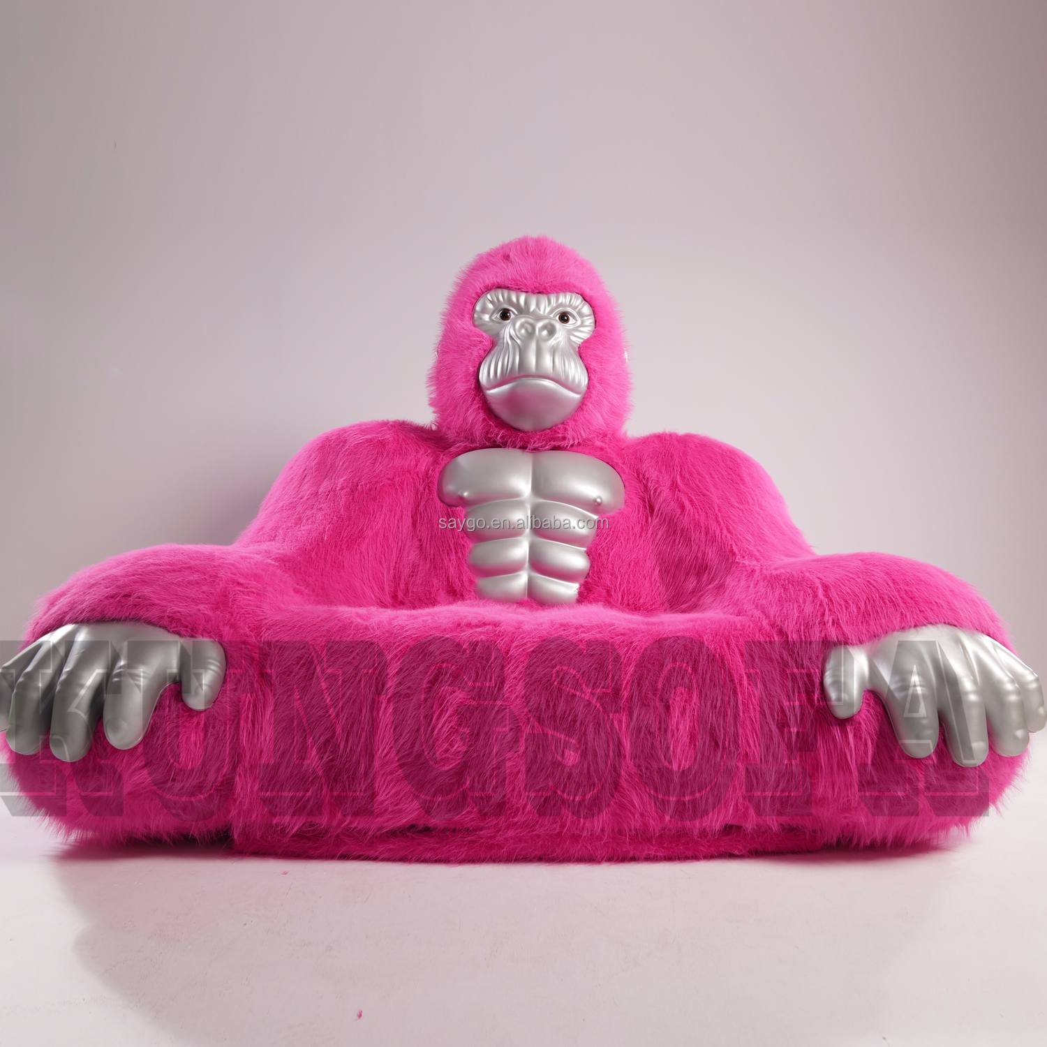 Best Selling China Large Size Inflatable Gorilla Sofa New Gorilla Shape Sofa Internet Celebrity Gorilla Couch in Living Room