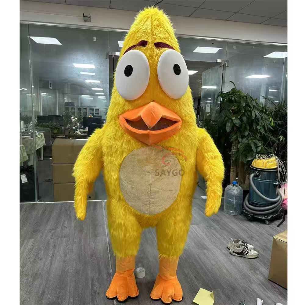 Yellow Angry Bird Mascot Costume Party Show Giant Plush Inflatable Adult Party Event Mascot Cartoon Fancy Dress Character Costume,Big Mascot,Yellow Angry Bird Mascot Costume Party Show Giant Plush Inflatable Adult Party Event Mascot Cartoon Fancy Dress Character Costume