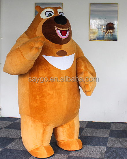 Custom Made Inflatable Boonie Bears Mascot Costume for Events Cosplay Rental Performance 2m/2.6m Boonie Bear Costumes