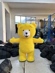 Yellow Teddy Bear Customized Inflatable Yellow Teddy Bear Couple Mascot Costume Birthday Weddings Commercial Valentine's Day for Adult,Big Mascot,2025 Unisex Customized Inflatable Yellow Teddy Bear Couple Mascot Costume Birthday Weddings Commercial Valentine's Day for Adult