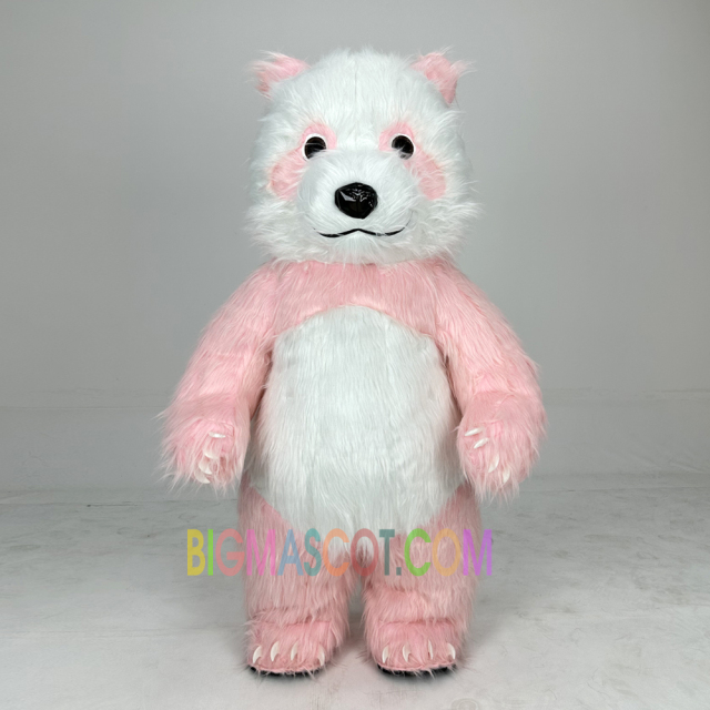 Factory Giant Inflatable Walking Panda Mascot Costume Funny Polar Bear Mascot Costume Panda for Promotional