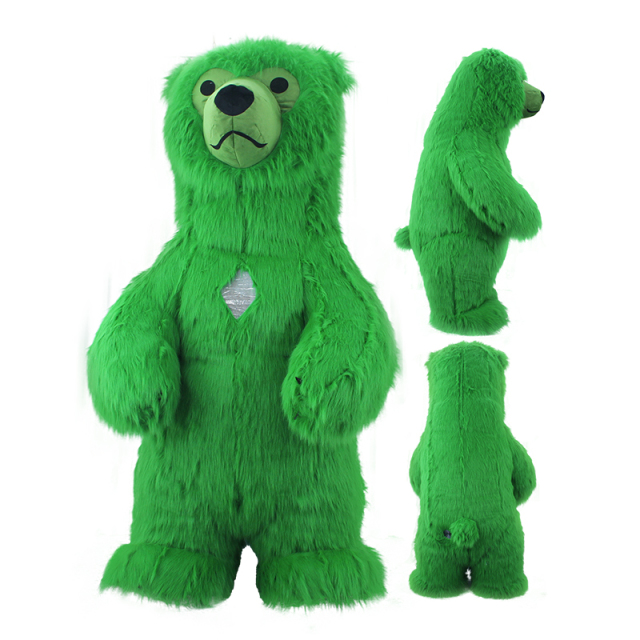 Saygo Source Factory 2M/2.6M/3M CE Inflatable Polar Bear Mascot Costume for Party