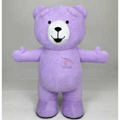 Colorful and Vivid CE 2M 2.6M 3M Inflatable Teddy Bear Mascot Costume Party for Adult Giant Teddy Bear Animal Costume for Sale