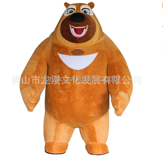 Custom Made Inflatable Boonie Bears Mascot Costume for Events Cosplay Rental Performance 2m/2.6m Boonie Bear Costumes