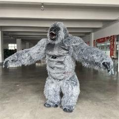 2-3 m Giant king Kong Animatronic Gorilla Costume Adult for Performance Advertising Inflatable Gorilla Costume