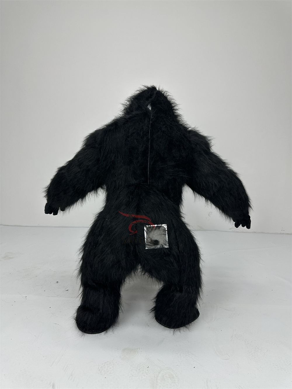 Short Dwarf Gorilla Mascot Costume 2m Inflated Fibre Furry Gorilla Monkey Costume for Events Activities Walking