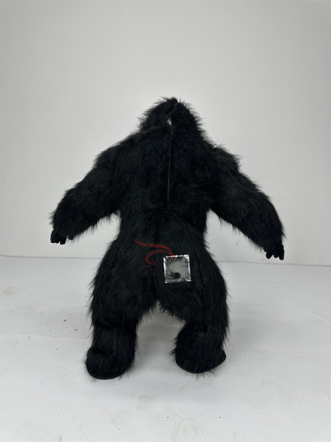Short Dwarf Gorilla Mascot Costume 2m Inflated Fibre Furry Gorilla Monkey Costume for Events Activities Walking