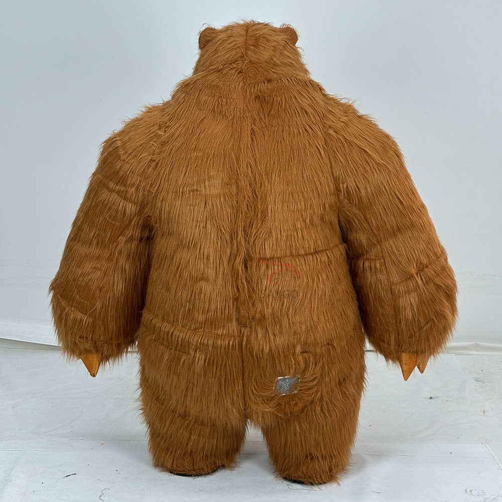 Custom Made Anime Cosplay Costume for Adults 2m/2.6m Giant Party Dress Inflatable Bear Mascot Costume Clothes