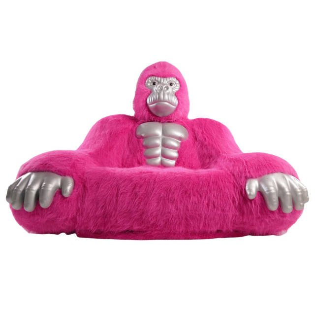 New Durable Giant Inflatable Gorilla Sofa New Gorilla Shaped Sofa Internet Celebrity Gorilla Couch in Living Room for Sale