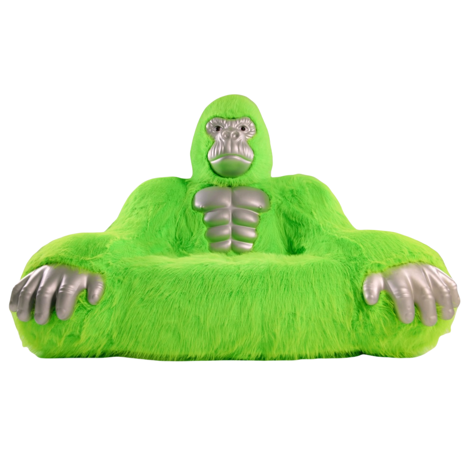 New Durable Giant Inflatable Gorilla Costume Adult New Gorilla Shape Sofa Internet Celebrity Gorilla Couch for Sale