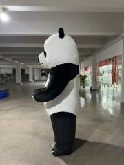 Cheap Price Hot Sale Custom Unisex Adult Size Short Fabric Inflatable Panda Mascot Costumes for Christmas Sales