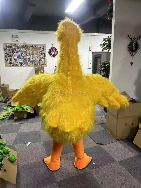 SAYGO HW-SY20 Custom Animal Halloween Inflatable Yellow Goose Mascot Costume for Adults Unisex Events Business 2m/2.6m