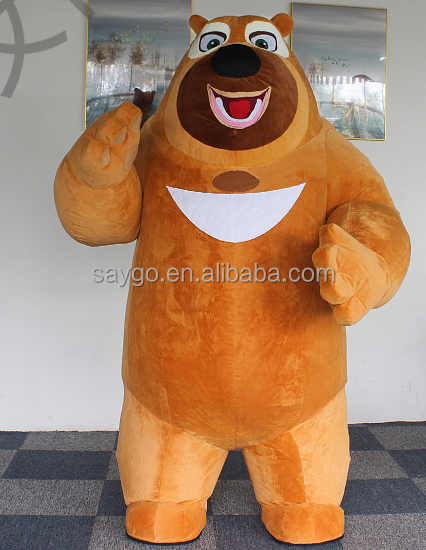 Custom Made Inflatable Boonie Bears Mascot Costume for Events Cosplay Rental Performance 2m/2.6m Boonie Bear Costumes