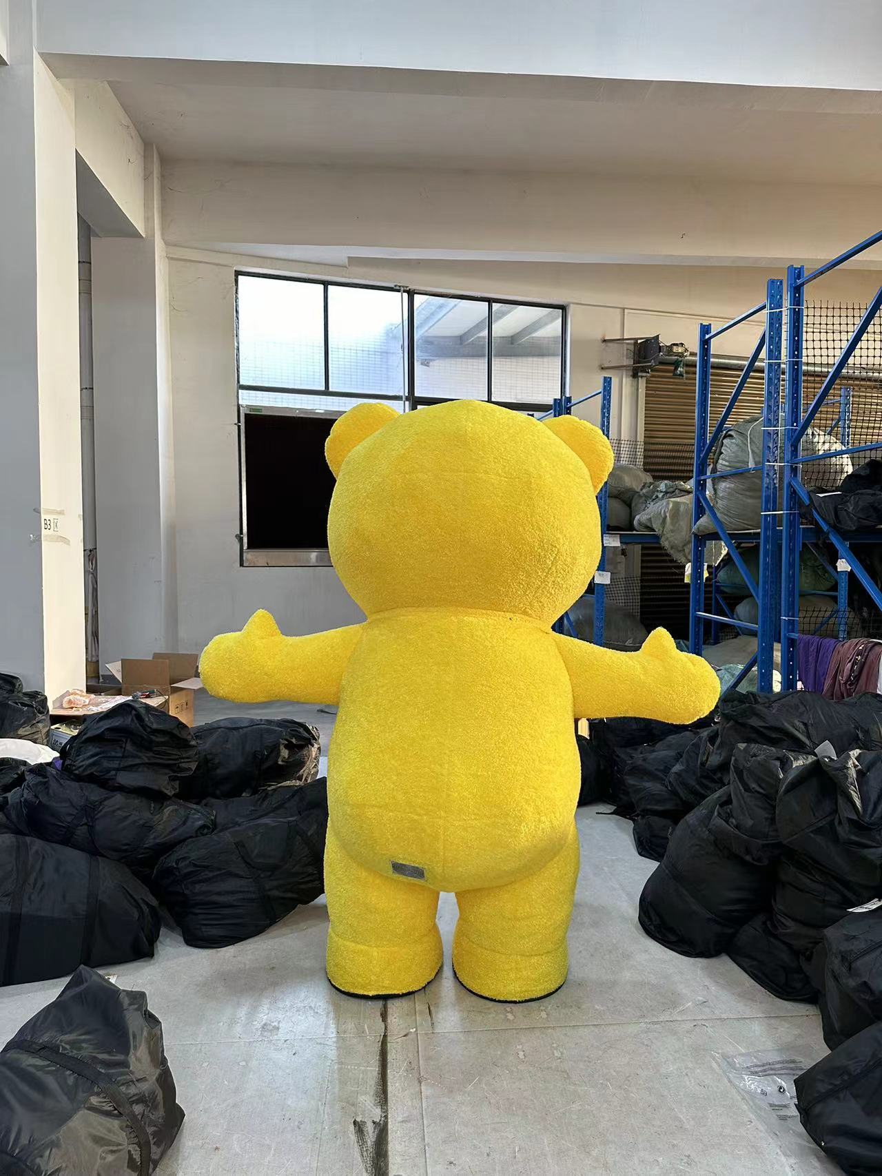 Yellow Teddy Bear Customized Inflatable Yellow Teddy Bear Couple Mascot Costume Birthday Weddings Commercial Valentine's Day for Adult,Big Mascot,2025 Unisex Customized Inflatable Yellow Teddy Bear Couple Mascot Costume Birthday Weddings Commercial Valentine's Day for Adult