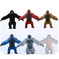 Stong Fierce King Kong Gorilla Mascot Costume 2m Inflatable Gorilla Monkey Mascots Suits for Halloween Carnival Dressing