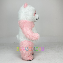 Factory Giant Inflatable Walking Panda Mascot Costume Funny Polar Bear Mascot Costume Panda for Promotional