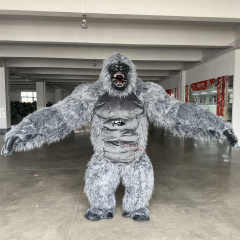 2-3 m Giant king Kong Animatronic Gorilla Costume Adult for Performance Advertising Inflatable Gorilla Costume