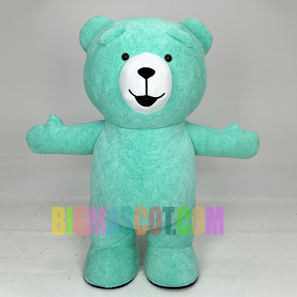 Factory Adult Fancy Dress Christmas Party Panda Teddy Bear Inflatable Mascot Costume