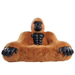 New Durable Giant Inflatable Gorilla Costume Adult New Gorilla Shape Sofa Internet Celebrity Gorilla Couch for Sale