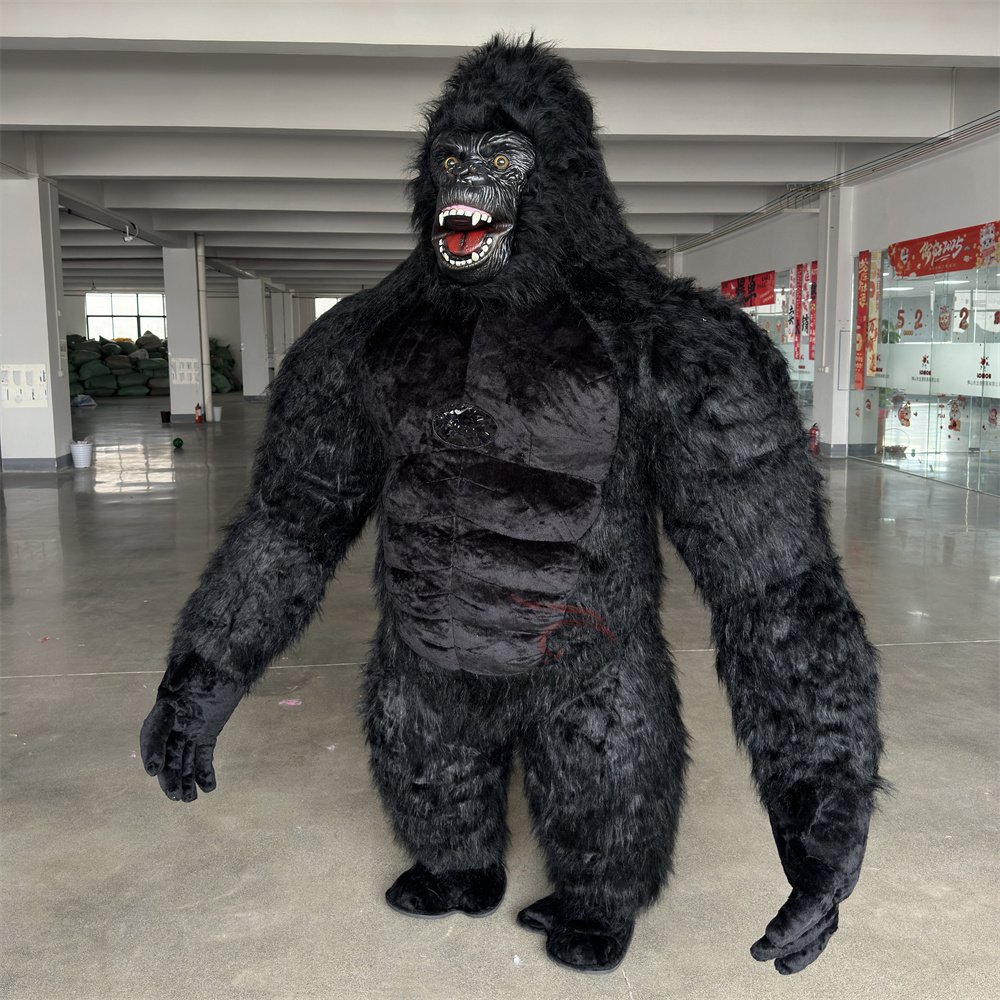 2025 CE 2.2/2.6m New Inflatable Gorilla Mascot Costume Customized king Kong Halloween Anime Carnival Mascot