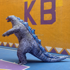 Realistic Inflatable Godzilla Costume for Adults-Unisex Mardi Gras Beer Mascot Costume