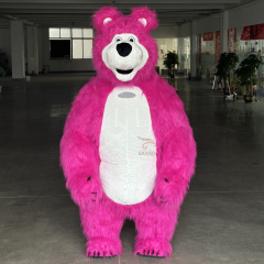 Pink Red Black Brown Adult Fancy Dress Christmas Party Inflatable  Mascot Costume
