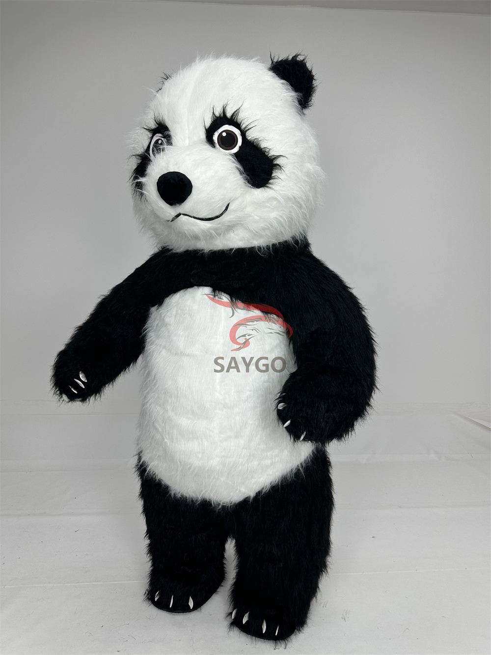Customized Giant Outdoor Inflatable Walking Panda Mascot Costume Kawaii Polar Bear Mascot Costume Panda Costume for Adult