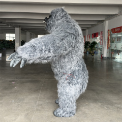2-3 m Giant king Kong Animatronic Gorilla Costume Adult for Performance Advertising Inflatable Gorilla Costume