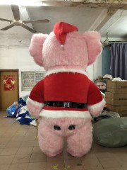 Attractive Christmas Giant Inflatable Koala Bear Mascot Costume for Adult Halloween Plush Furry Panda Suit