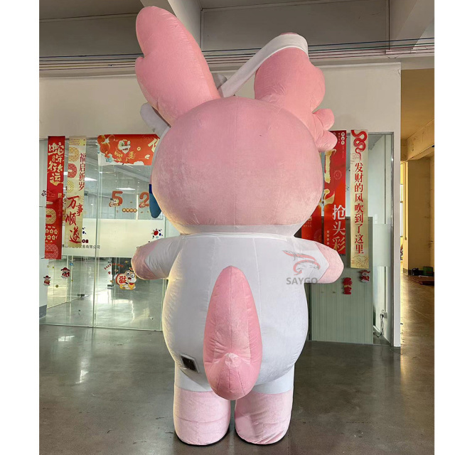 Events Performance Wear Inflatable Sylveon Mascot Costume 2m/2.6m Tall Cartoon Character Sylveon Mascot Costumes for Adults