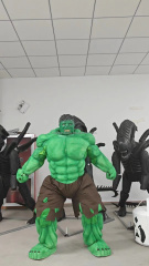 Best Seller Unisex Inflatable Adult Cartoon Character Cosplay Hulk Monsters Inc Mascot Costume Hand Drawn Advertising Activities