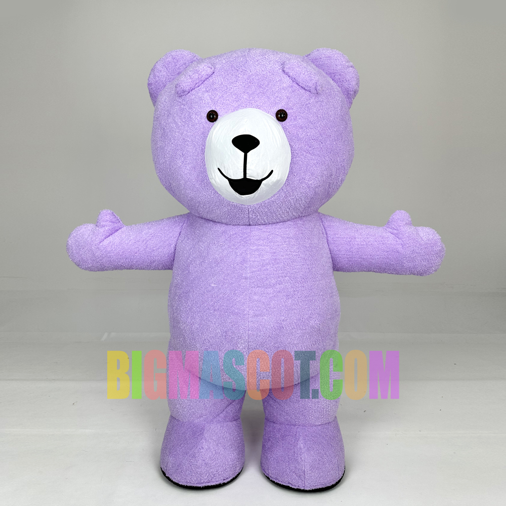 Factory Adult Fancy Dress Christmas Party Panda Teddy Bear Inflatable Mascot Costume