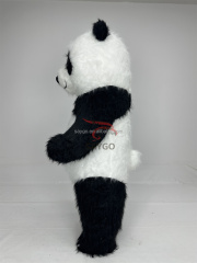 Animal Panda Bear Factory Wholesale MOQ 1 PC Popular Cartoon Character Inflatable Mascot Costume Adult Mascot Costume for Sale