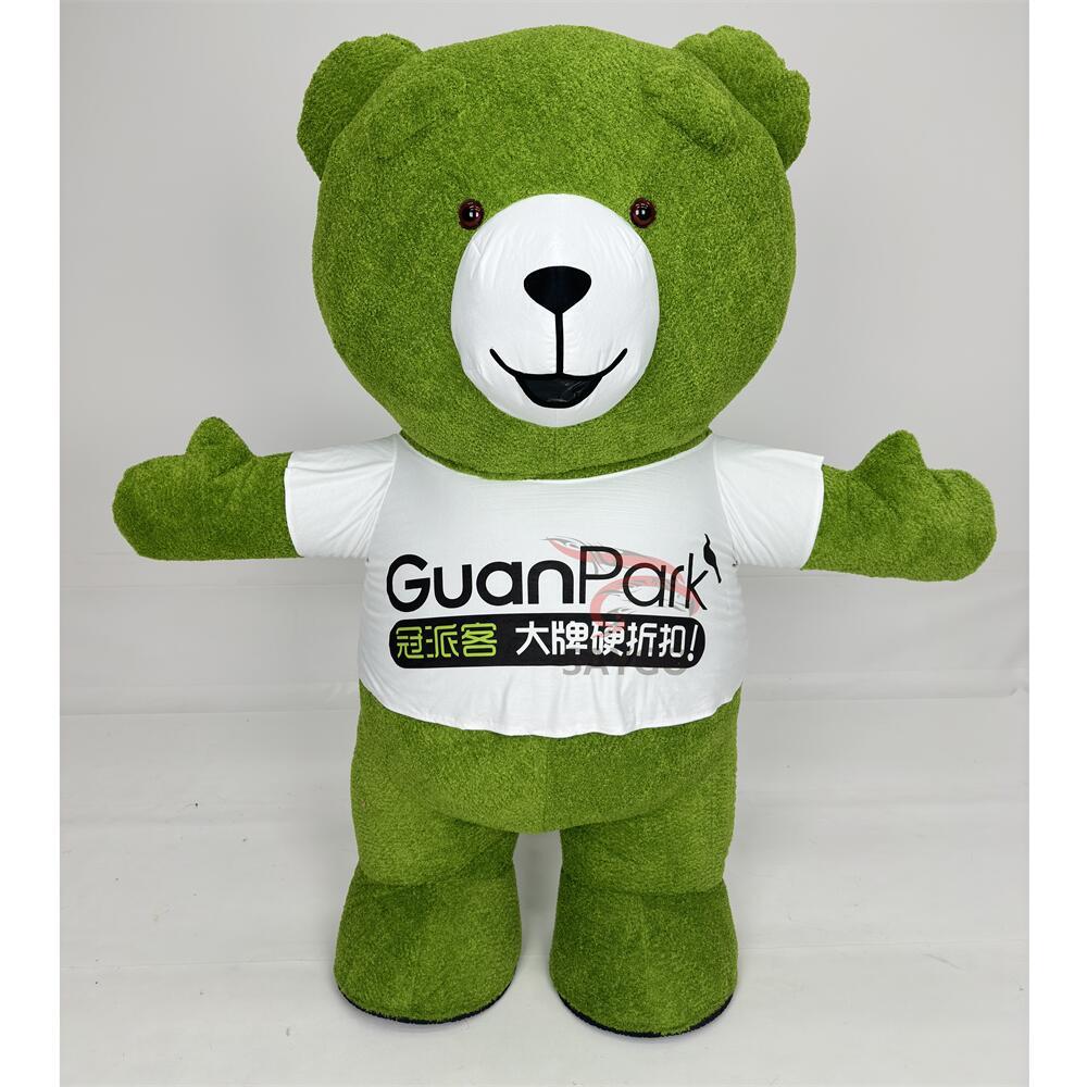 Unique Sexy Teddy Bear Costumes Various Inflatable Teddy Bear Head Moscot Costume Toys Accessories COSTUME SUITS for Sale Rental