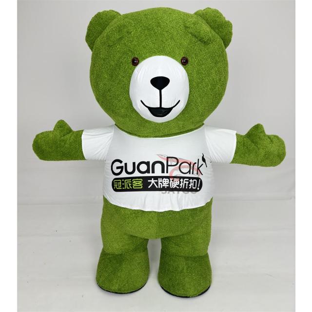 Unique Sexy Teddy Bear Costumes Various Inflatable Teddy Bear Head Moscot Costume Toys Accessories COSTUME SUITS for Sale Rental