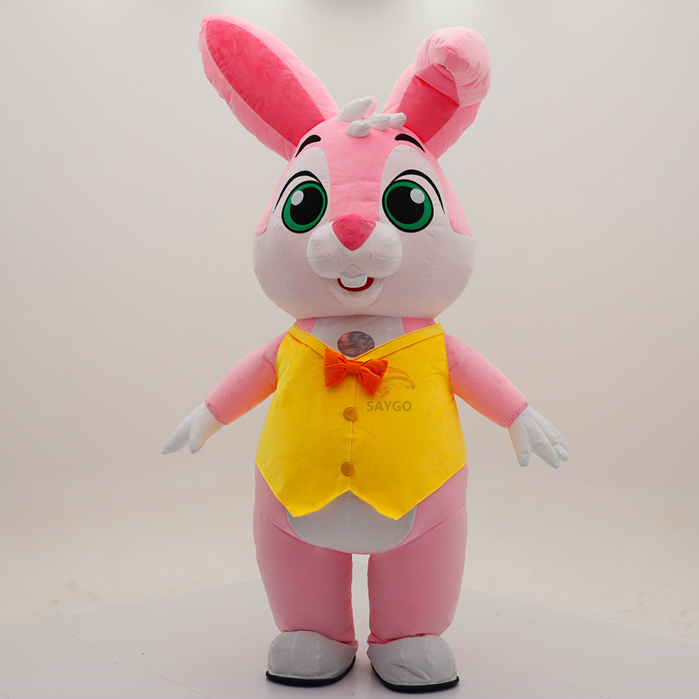 Saygo Adult Unisex Easter Bunny Mascot Costume for Mardi Gras/Carnival-Sexy Rabbit Costume