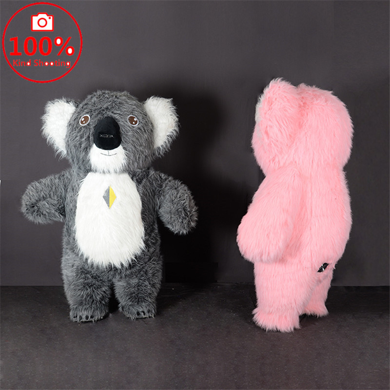 Hot Sale Inflatable Koala Mascot Costume Lovely Fancy Dress for Halloween & Christmas Events for Adults Babies Parties
