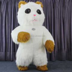 Furry Inflatable Cat Cartoon Mascot Costumes Style Mascot Costume Anime Cosplay Garfield Plush Cat Costume Suits for Ads