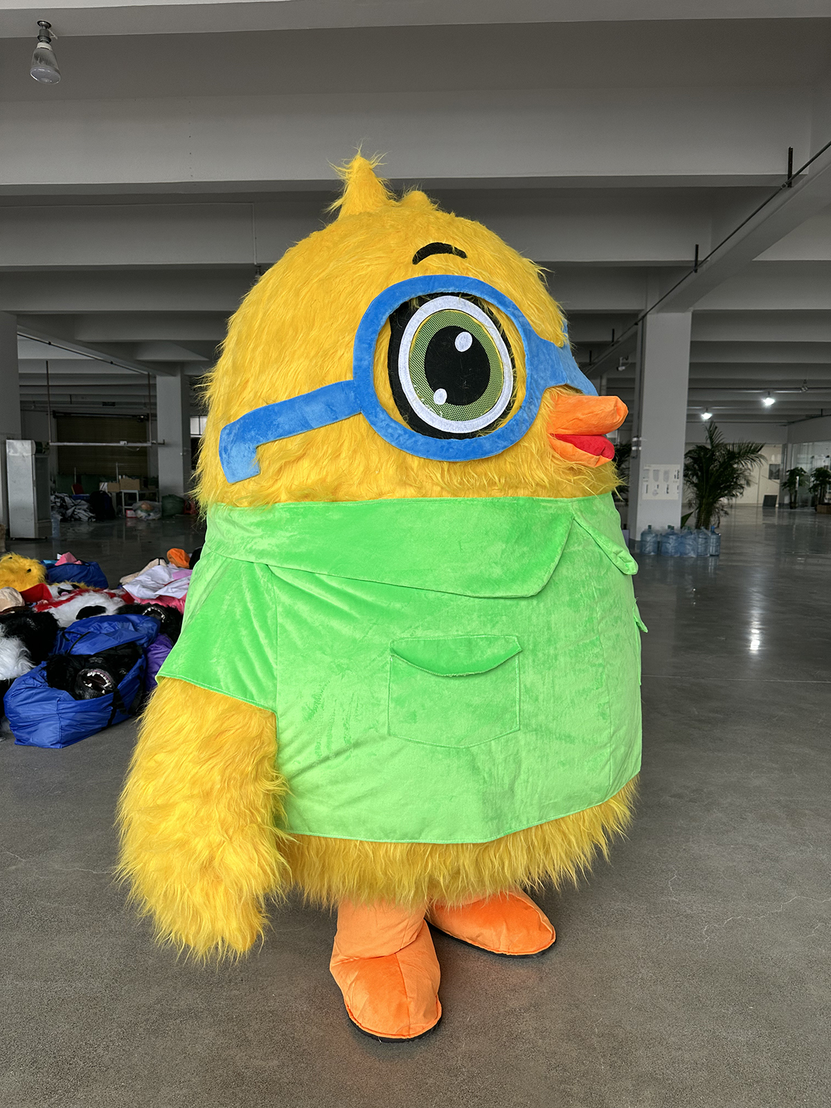 CE Unisex Inflatable Plush Adult Character Cartoon Fat Chicken Rooster Mascot Costumes Glasses for Promotions Carnivals Parties