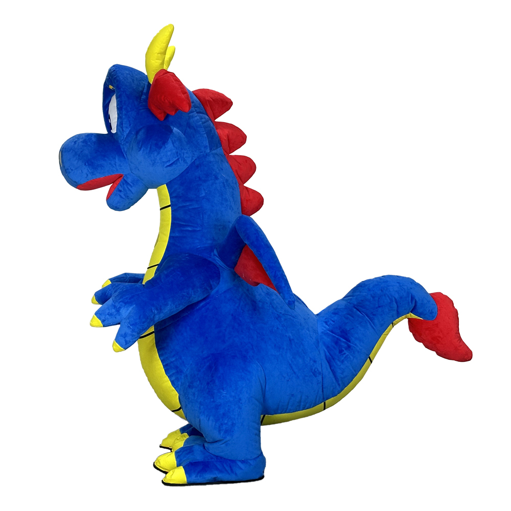 Cartoon Little Dragon Inflatable Costume Mascot Parade Adult Role Cosplay Birthday Festival Halloween Party Activity Set