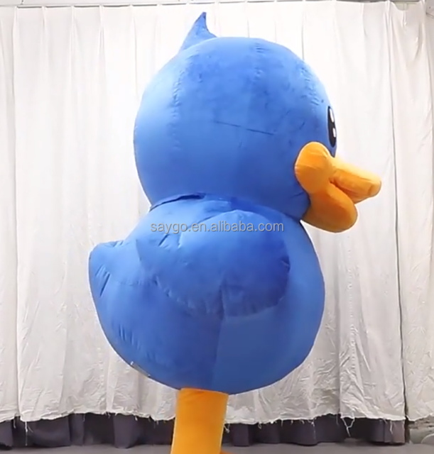 Large Inflatable Duck Mascot Costume Clothes for Adults Cosplay Walking 2m 2.6m Inflatable Anime Costumes Duck Outfit Suits