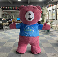 Customizable Large 2m/2.6m/3m Inflatable Teddy Bear Mascot Costume Game Costume Doll Clothing and Plush Suit for Halloween
