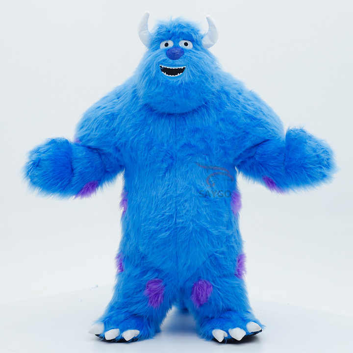Blue Monsters CE Certified Inflatable  Sullivan Cartoon Mascot Costume-saygo Brand Mardi Gras/Carnival Theme Adult Unisex,Big Mascot,CE Certified Inflatable Blue Monster Sullivan Cartoon Mascot Costume-saygo Brand Mardi Gras/Carnival Theme Adult Unisex
